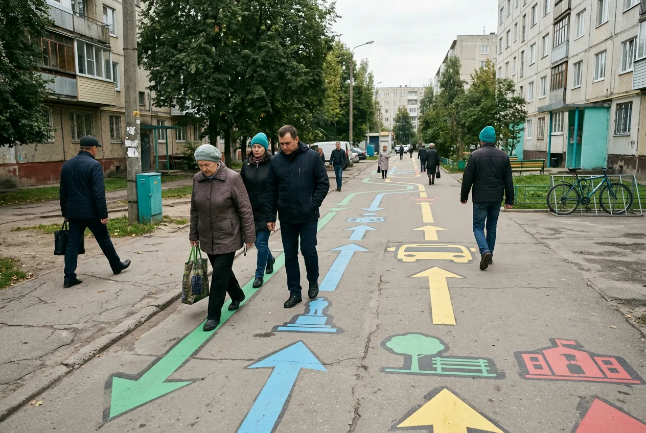 Иллюстрация к кейсу «Доступный маршрут к&nbsp;социальным объектам»